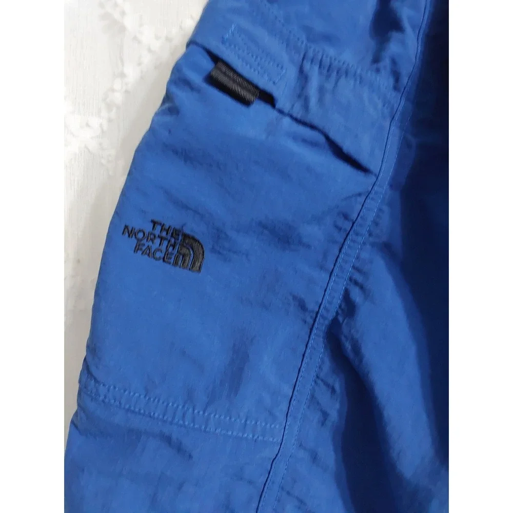 The North Face Mens‎ Blue Supplex Nylon Hiking Shorts Belted Mesh Lined XXL